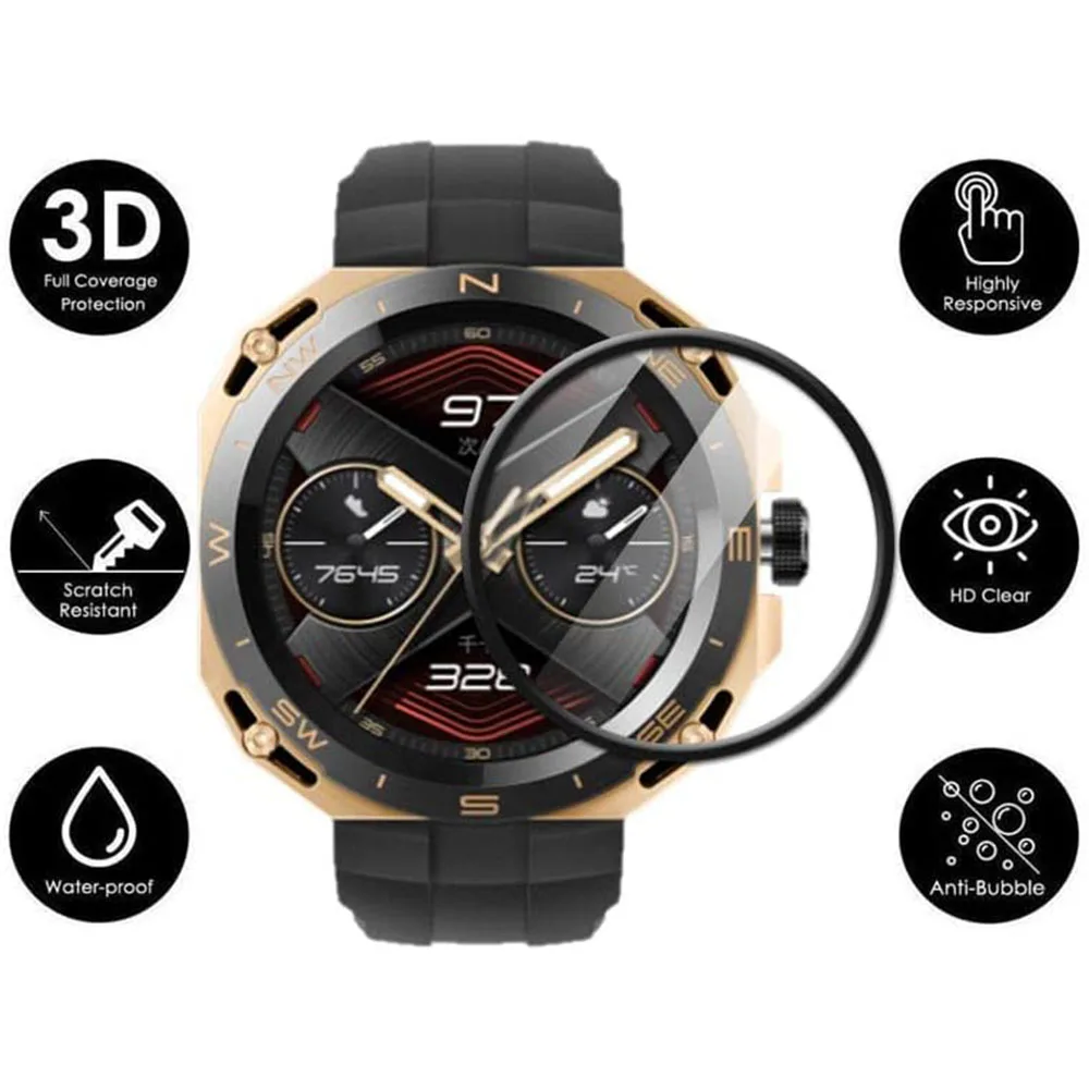 

BEHUA 3D изогнутая Защитная пленка для экрана для Huawei Watch GT Cyber Smart защитная пленка GTcyber прозрачная ТПУ полная крышка аксессуары