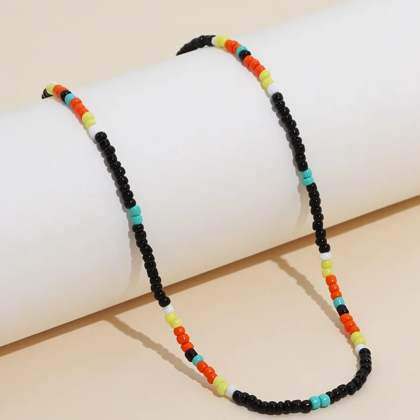 YWZIXLN богемные винтажные черные красные бусы ручной работы цепи модные ожерелья