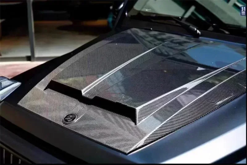 Настоящий комплект капота двигателя из углеродного волокна для Mercedes Benz G Class W463 G350