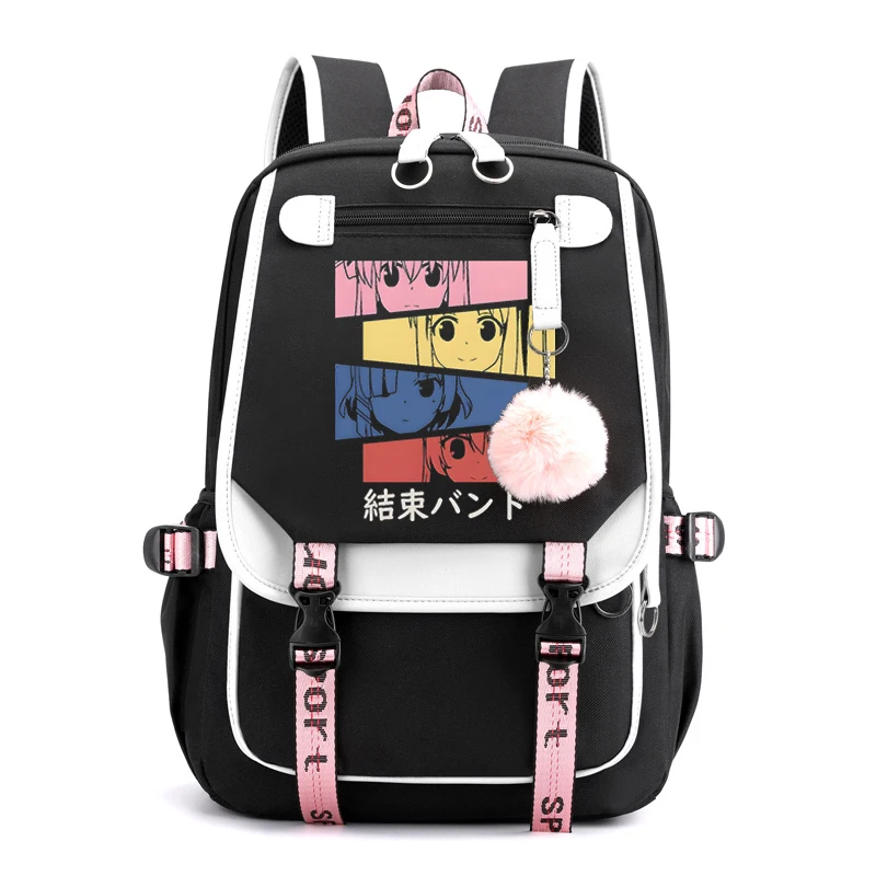 

Bocchi The Rock Anime Backpacks Bags for Teenager Portable Hiking Trekking Bags Grocery Fashion School Bags Korean Canvas Bags