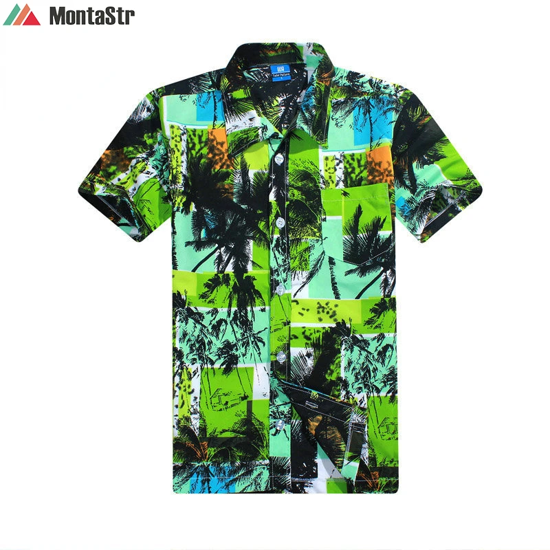 

Tailor Pal Love 2023 Summer Fashion Beach Men Shirt Short Sleeve Casual Hawaiian Shirt For Mens