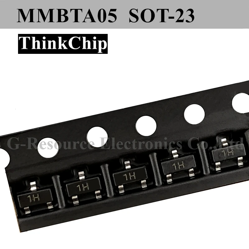 

(100pcs) MMBTA05 SOT-23 SMD NPN Signal Transistor Triode (Marking 1H)