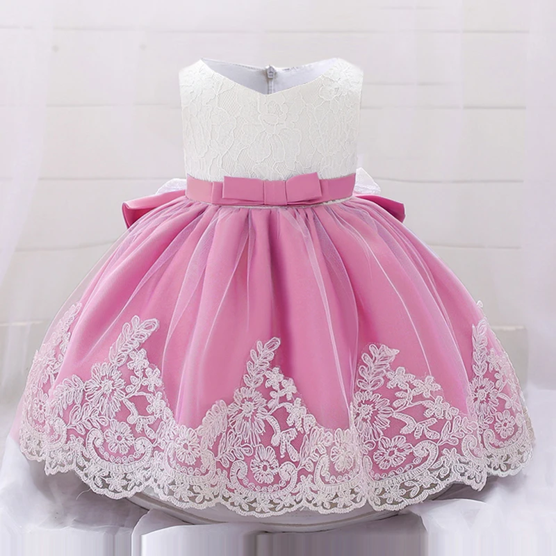 

Baby Girls Dress Christening Gowns Newborn Lace Princess Costume For Kids 1 Year Birthday Party Wedding Costume Infant Clothes