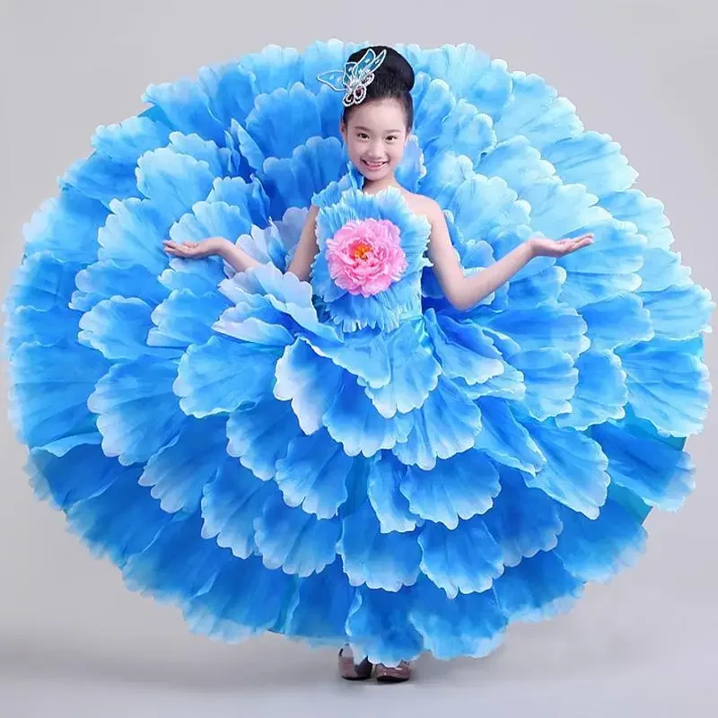Классический танцевальный костюм для женщин и детей открытое танцевальное