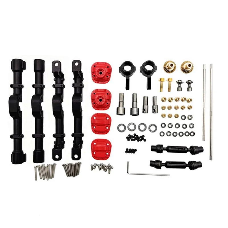 

Upgrade Front & Rear Metal Gear Axle Housing Replacement Accessories for 1/12 MN D90 D91 96 99 99S RC Car