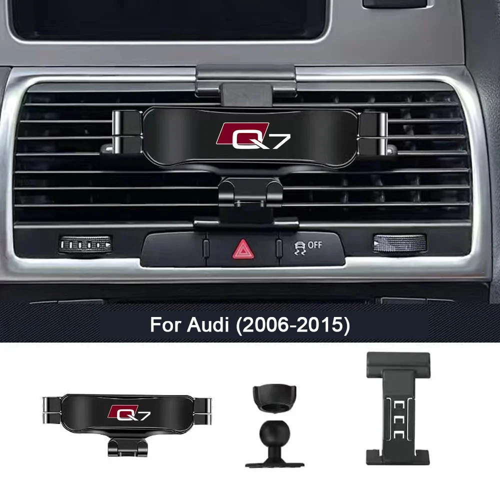 

Автомобильный держатель для мобильного телефона, вентиляционные отверстия, подставка, GPS, гравитационный навигационный кронштейн для Audi Q7 4l, 4 м, аксессуары