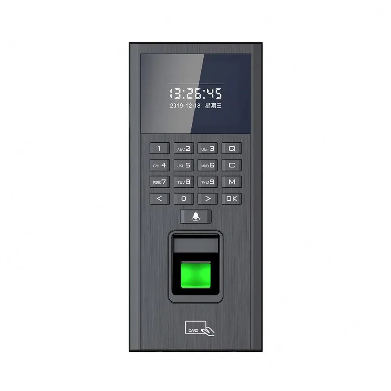 

Waterproof Dual Frequency Card Reader Standalone Biometric Fingerprint Password Access Control Machine Time Attendance