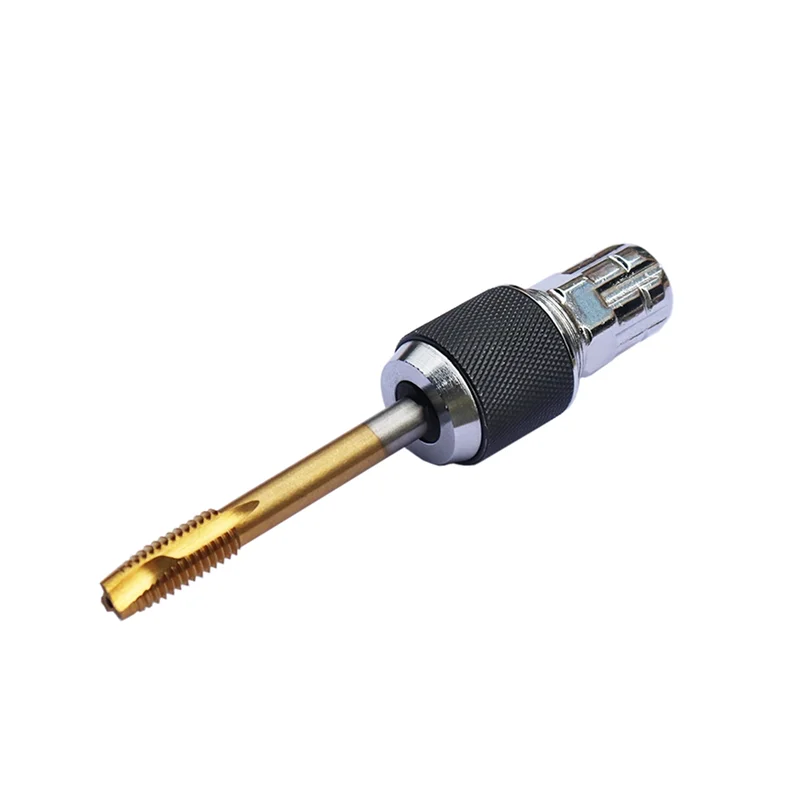 

Adjustable Clamping Tool Multifunction M6-M12 Tap Holding Chuck 3/8 Adapter Tap Wrench Tool