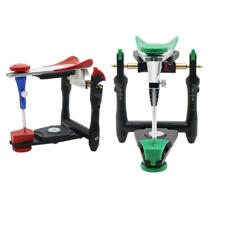 

1set Dental lab functional zinc alloy articulator new style model bite articulator accurate scale on plaster model work