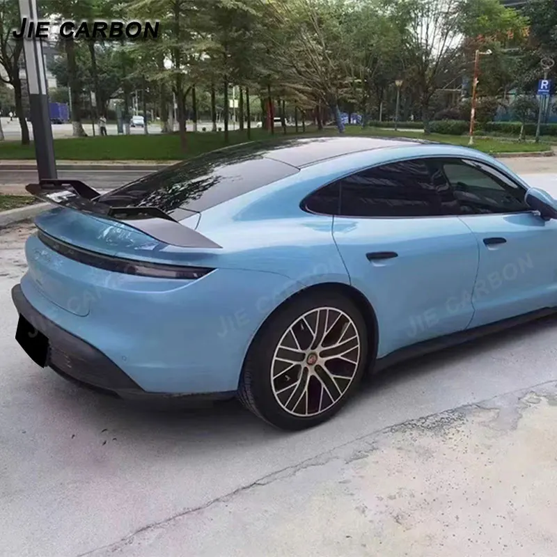 Для Porsche 992 911 GT3 2019 Taycan RZ Стиль Углеродное волокно Автомобильный задний багаж
