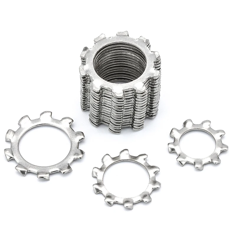 

NINDEJIN Стопорные шайбы со звездочкой из нержавеющей стали M3-M30
