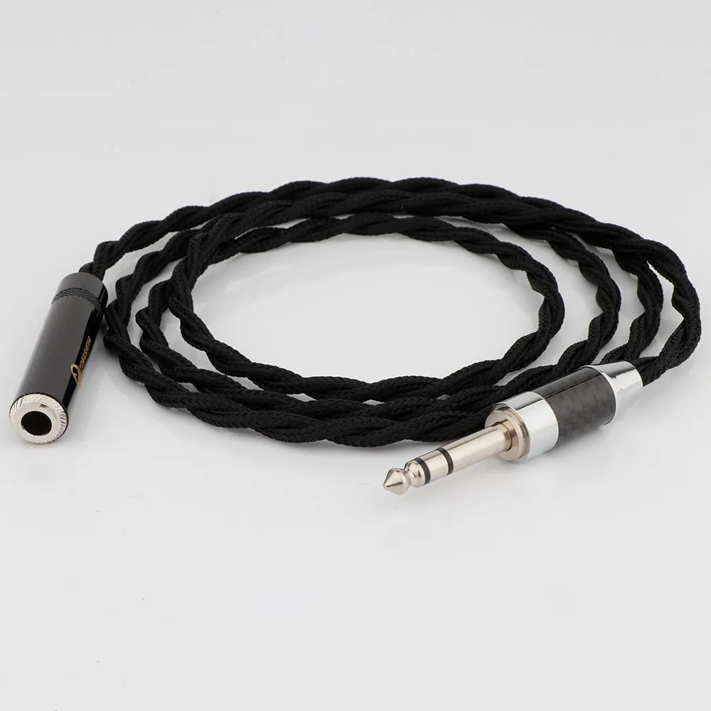 

Silver Plated 6.35mm 1/4" Stereo TRS Male to Female Professional Audio Extension Cable HIFI Cable