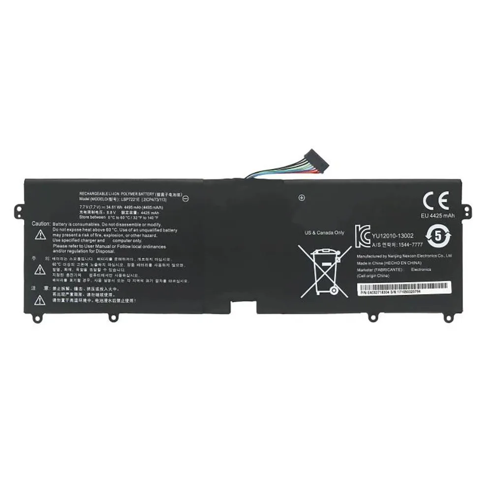 Фото Аккумулятор для ноутбука LG LBM722YE LBG722VH EAC62718301 7,7 В 34,61 Втч 4495 мАч Черный Новый №1