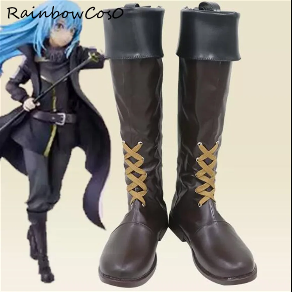 Rimuru Tempest That Time I Got Reincarnated as a Slime Обувь для косплея Сапоги Игра Аниме Вечеринка