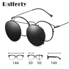 Женские очки Ralferty, оправа для оптических линз, женские очки с клипсой по рецепту, круглые солнцезащитные очки кошачий глаз, женские солнцезащитные очки Z17102