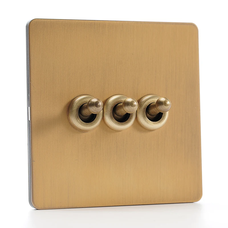 Высококачественный рычажный переключатель в индустриальном стиле с желтой