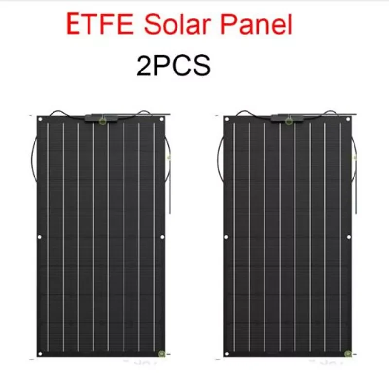 

solar panel 2x100w flexible solar panel, 200w flexible solar panel made of ETFE material