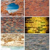 thick cloth vintage brick wall wooden floor photography backdrops graffiti photo background studio prop 17056 tw 04