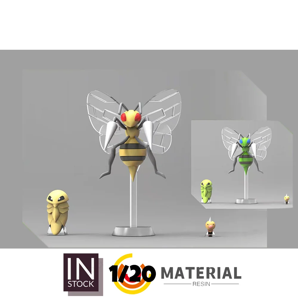 [В наличии] 1/20 фигурка из смолы [RX] - Weedle & Kakuna & Beedrill