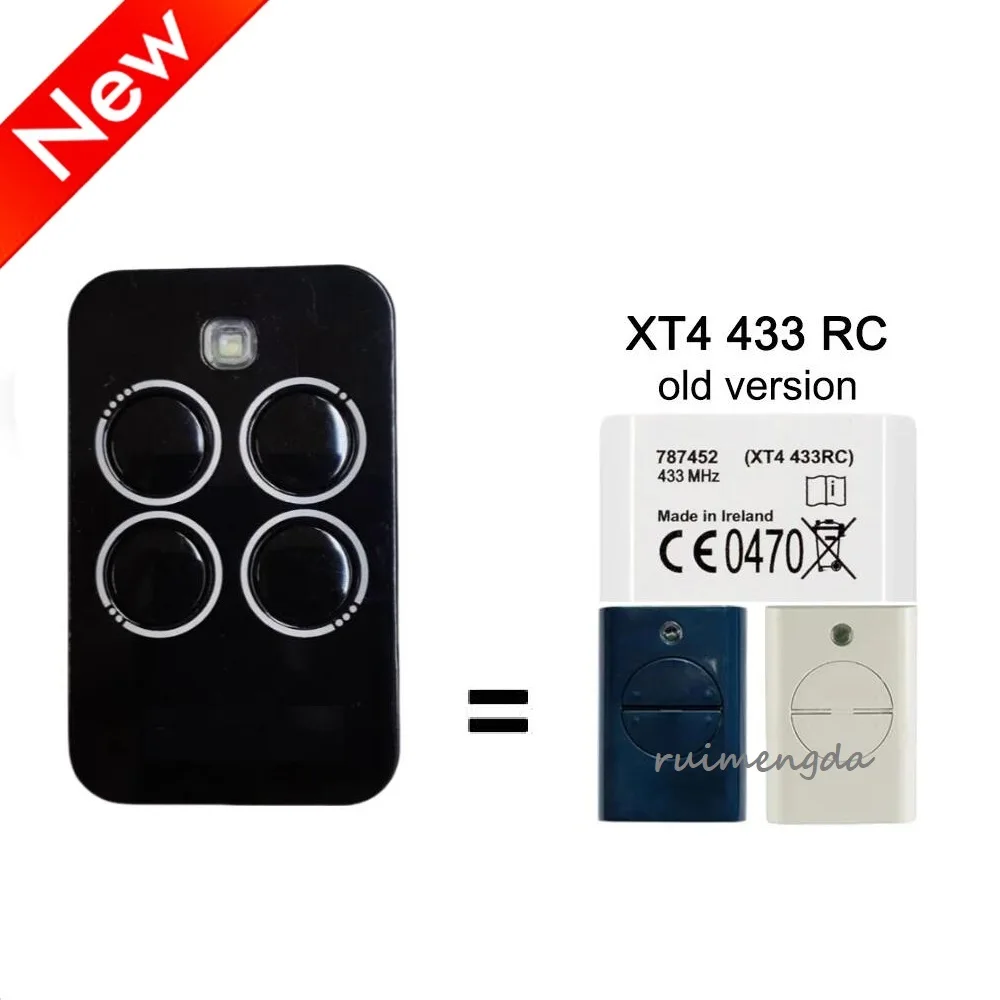 Пульт дистанционного управления для электрических ворот XT4 433 RC МГц с непрерывно