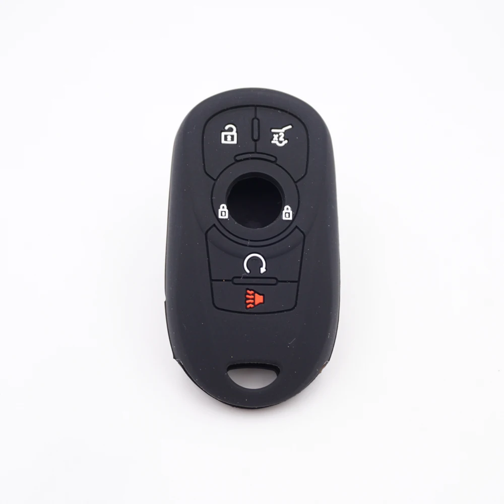 

Силиконовый резиновый брелок для ключей Xinyuexin, защитный чехол, чехол для Buick 2017 2018 Envision анклава Encore LaCrosse, дистанционное управление без ключа
