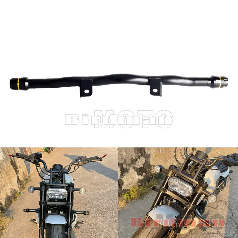 

Для Harley Sportster S RH1250S RH1250 2021 2022 2023 мотоцикл в западном стиле полосатая балка шоссе Peg Рамка бампера двигателя