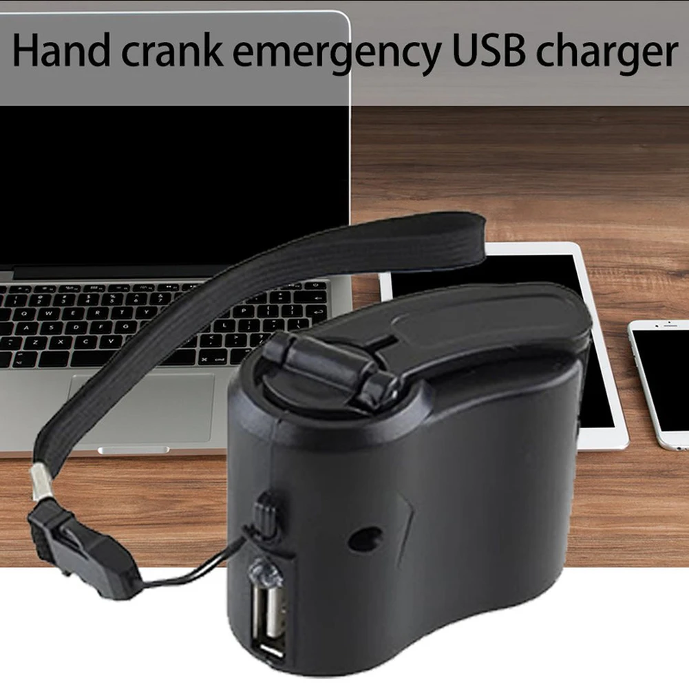 usb emergency charger hand crank mobile phone power dynamo generator for camping travel charger outdoor survival tools free global shipping
