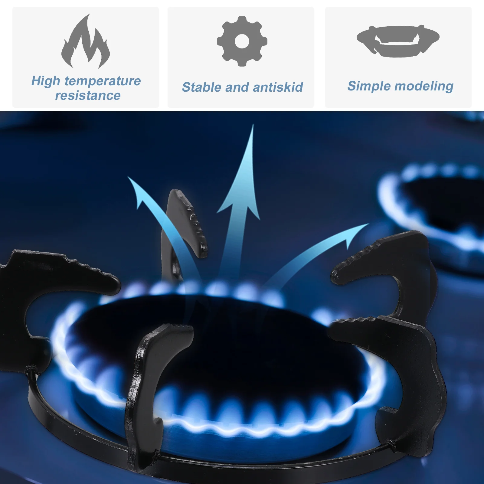 2 шт. кронштейн для газовой плиты из нержавеющей стали горелка подставка вока