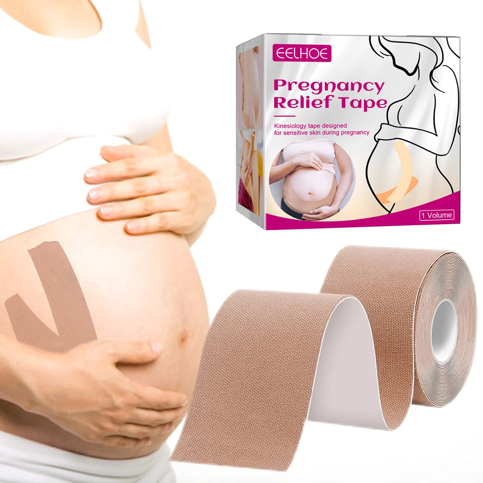 

Pregnancy Tape Pregnancy Belly Band Tape Maternity Tummy Wrap For Support Postpartum Belly Band Pregnancy Essentials Gifts.