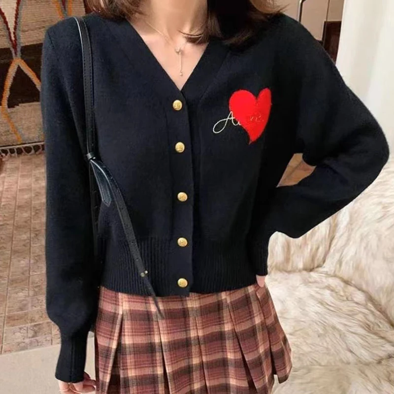 Черный повседневный однотонный трикотаж с длинными рукавами женский