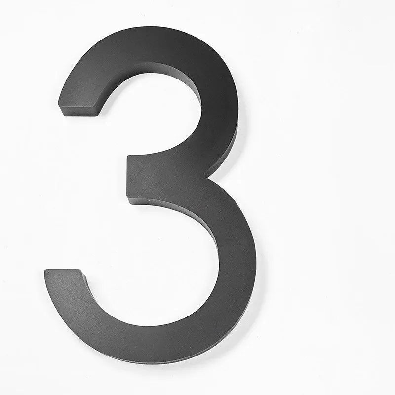 

Набор наклеек с цифрами для дома, черные