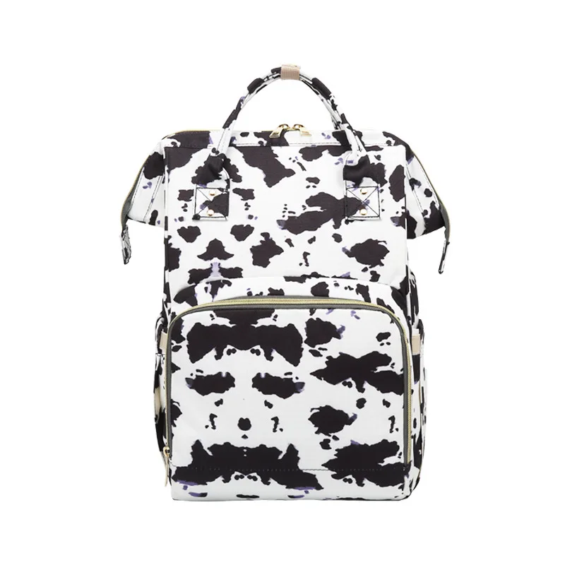 

Mommy Bag Upgrade Version Fashion Printing Backpack Multi-Functional Large-capacity Bag Travel Outing Pregnant Woman Bag