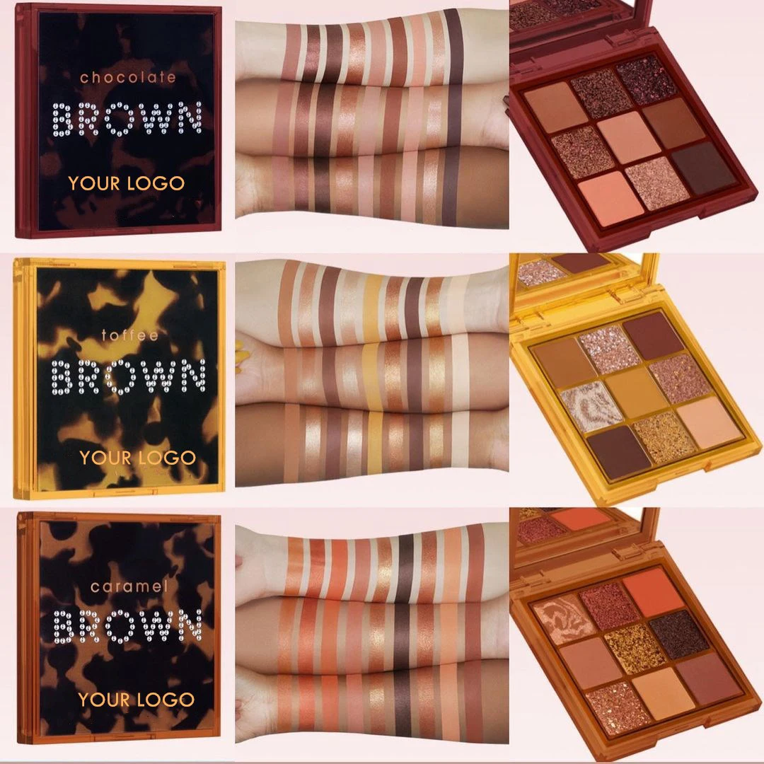 

New Leopard Print Small Square Eyeshadow Palette Private Label Shimmer Matte High Pigmentation Cost-effective Eye Shadow