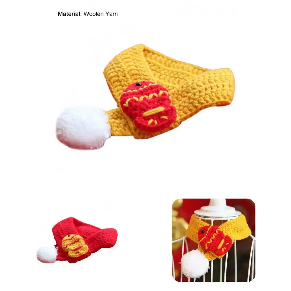 

Warm-keeping Washable Pet Dog Neck Warmer Scarf New Year Gifts for Daily Wear