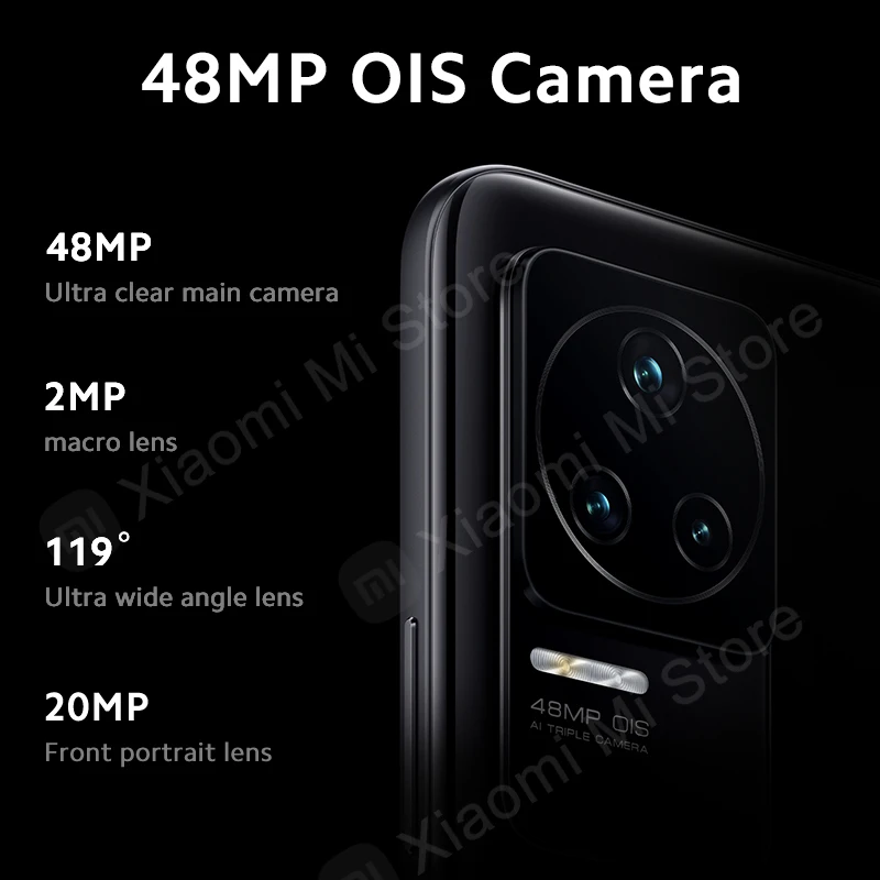 Оригинальный Смартфон Xiaomi Redmi K50 5G Dimensity 8100 Восьмиядерный аккумулятор 5500 мАч 67 Вт