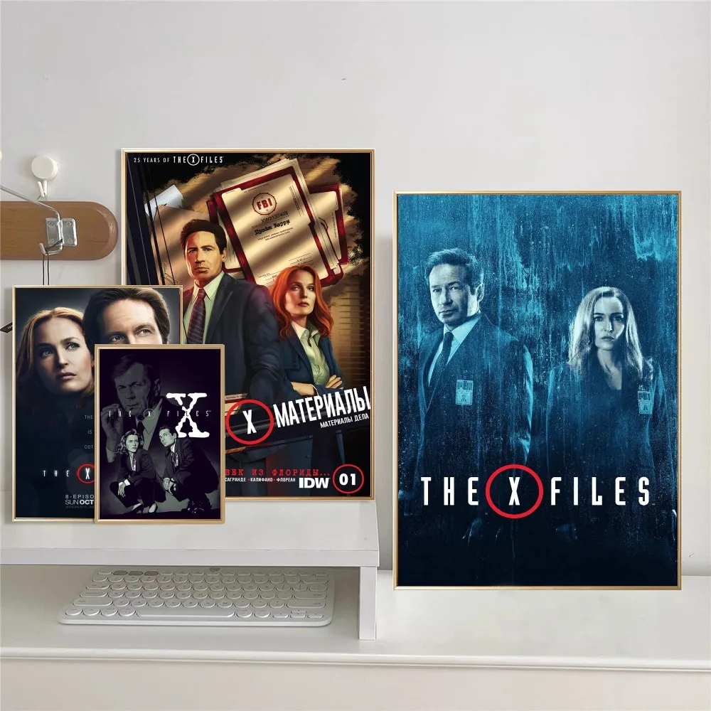 I WANT TO BELIEVE - The X Files Anime Posters Sticky Fancy Wall Sticker for Living Room Bar Decoration Decor