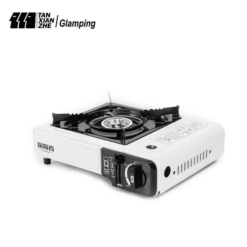 

TANXIANZHE Outdoor Cassette Barbecue Grill Camping Picnic Gas Heating Stove Oven Furnace Cooktop Roasting Plate Pan BBQ Burner