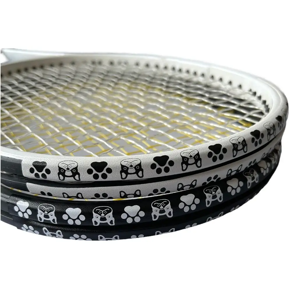 

Scratch Prevent Badminton Racket Head Edge Protector Dog Pattern Reduce Impact And Friction Racket Edge Protector Tape