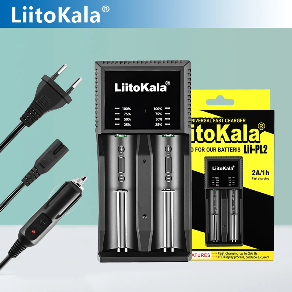

Зарядное светодиодный LiitoKala для батарей 18650 в li-ion 3,7/18650/18500/16340/26650/21700 /20700/18350 в AA AAA bat