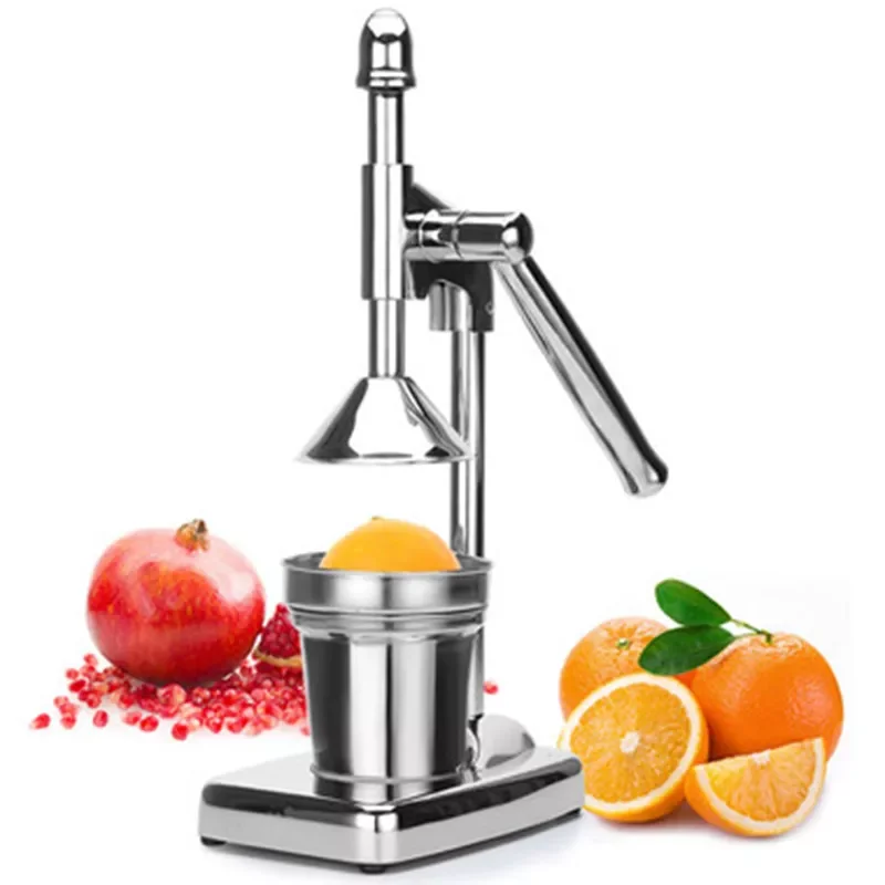 Manual Press Stainless Steel Fruit Juicer Handheld Vegetable Fruit Orange Juice Maker Blender Juice Making Cup Kitchen Gadgets