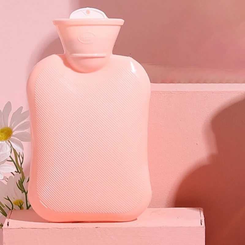 

500ML Water Injection Hot Water Bag Thickened Hot Water Bag Portable Hand Warmer Warm Water Bag