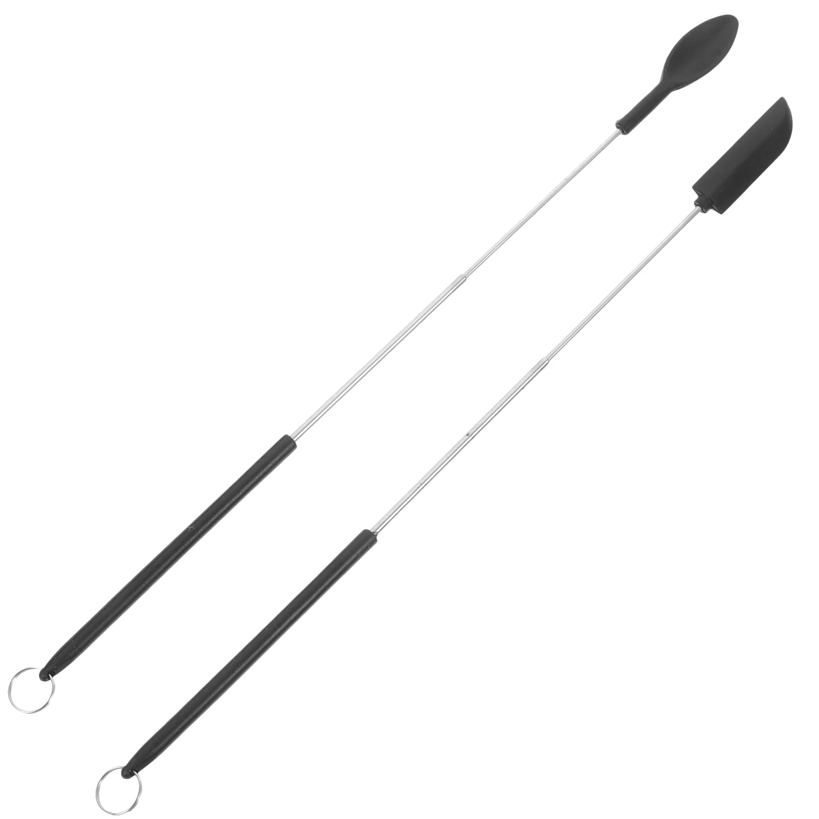 

Spatula Silicone Telescopic Multipurpose Jam Baking Functional Multi Scoop Kitchen Spoons Butter Cream Dessert Spoon