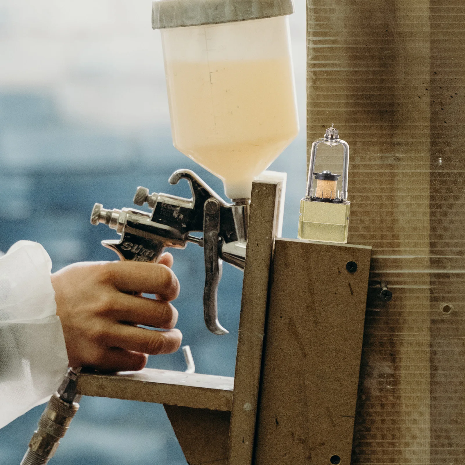 Водоотделитель Воздушный инструмент Компрессор Фильтр Распыление масла