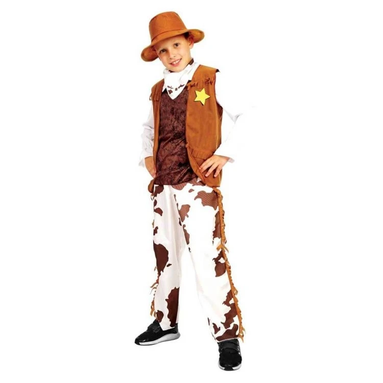 Санман мужской ковбойский костюм (От 4 до 6 лет)|Страшные костюмы| |