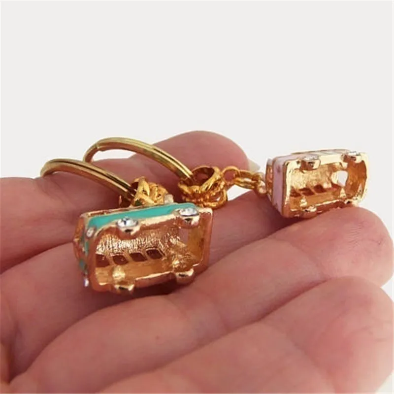 Брелок для ключей с изображением пляжа фургона брелок пляжного автобуса