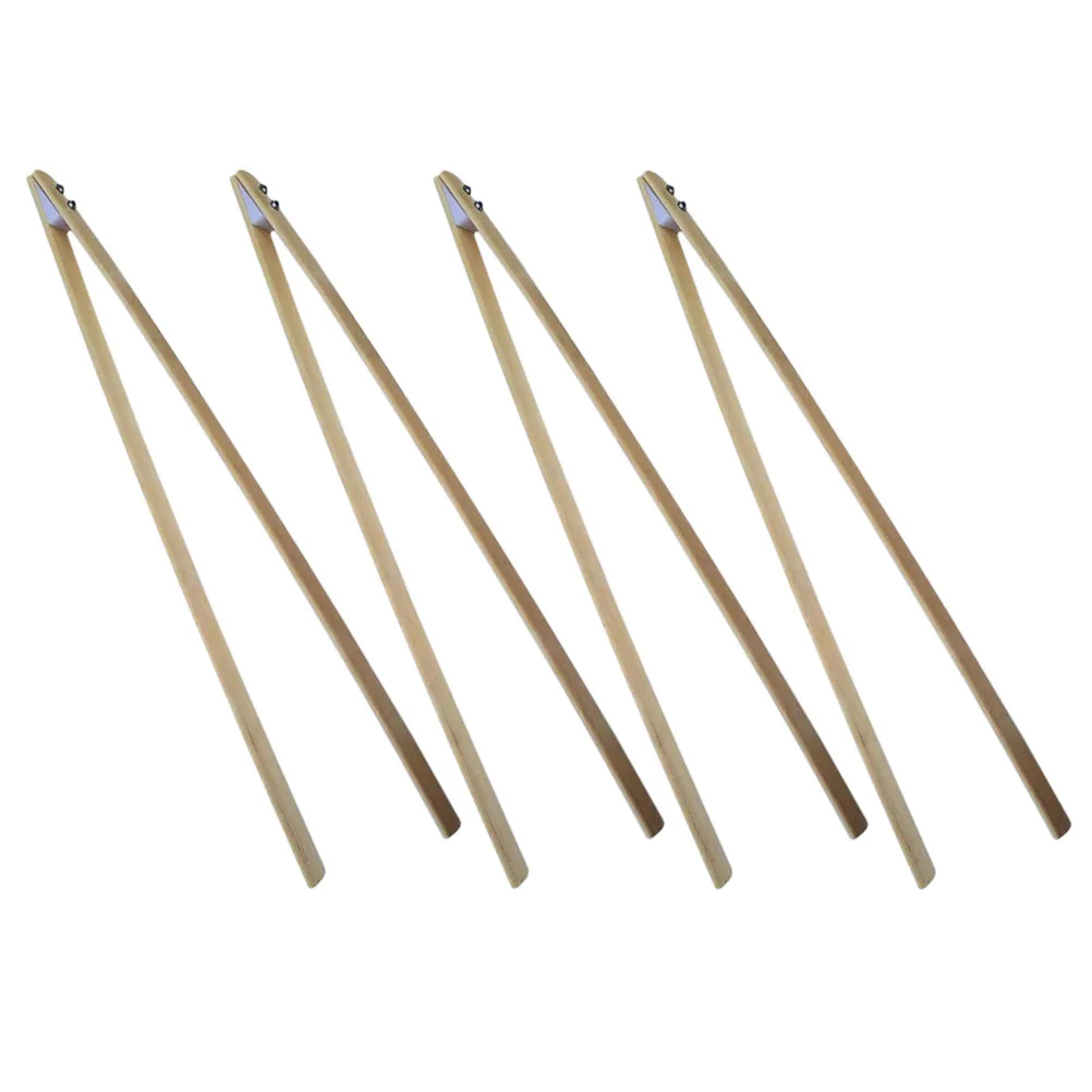

4 Pcs Grab Tool Garbage Clip Bamboo Picking Clips Trash Grabber Outdoor Pickup Sticks