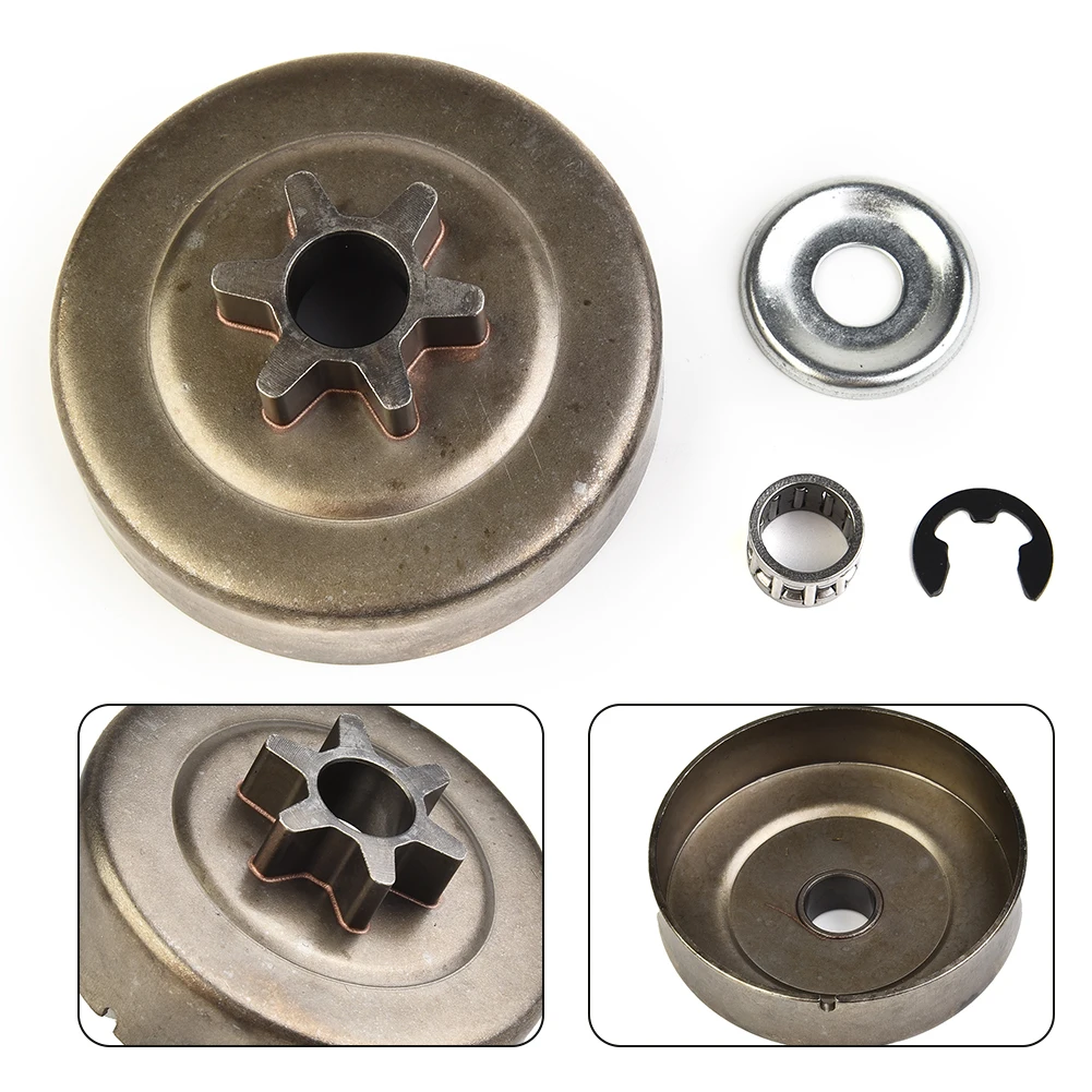 

Washer Clutch Drum Sprocket 3/8\" 6T Chainsaw Fitting Replacement Set Spare parts For STIHL MS170 180 Kit Reserve