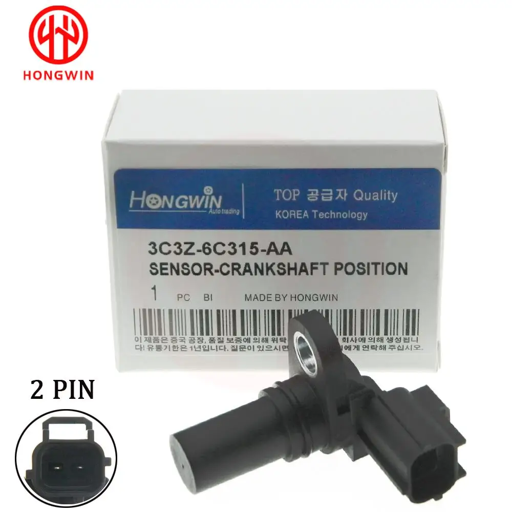 

3C3Z-6C315-AA New Crankshaft Position Sensor For Powerstroke Diesel Ford Motorcraft 6.0L 6.4L Super Duty 3C3Z6C315AA DY-985