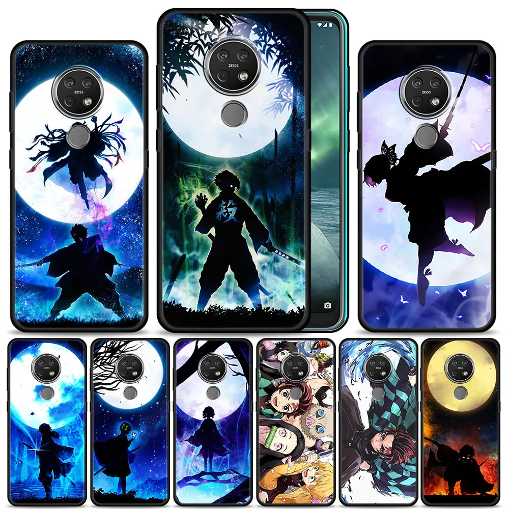 

Case Cover for Nokia G10 G20 G11 G21 G50 5.4 7.2 C20 C21 C30 X20 XR20 X10 3.4 Print Protection Demon Slayer Japan Anime