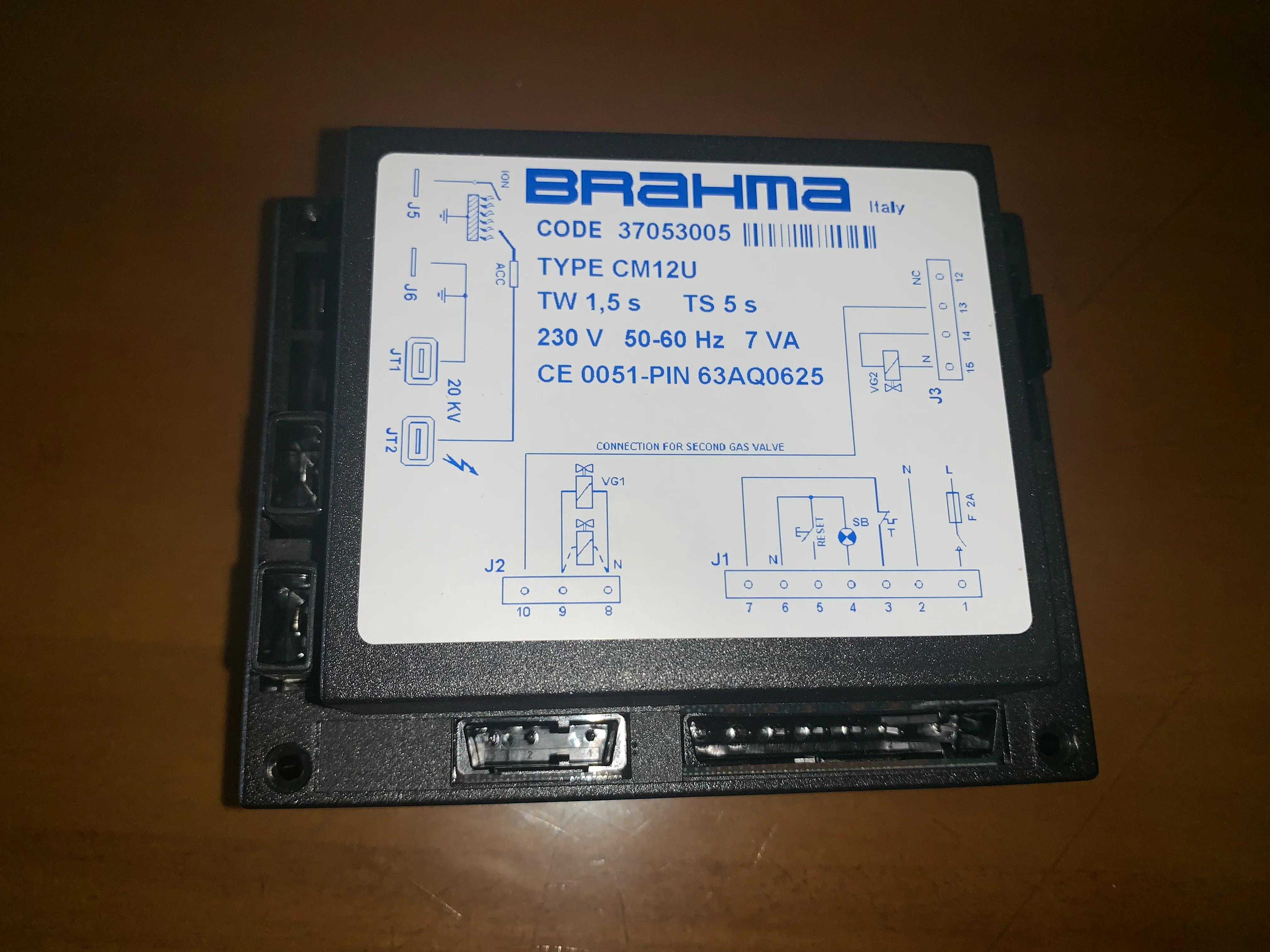 

BRAHMA program controller original CM12U gas ignition controller 37053005 37547006
